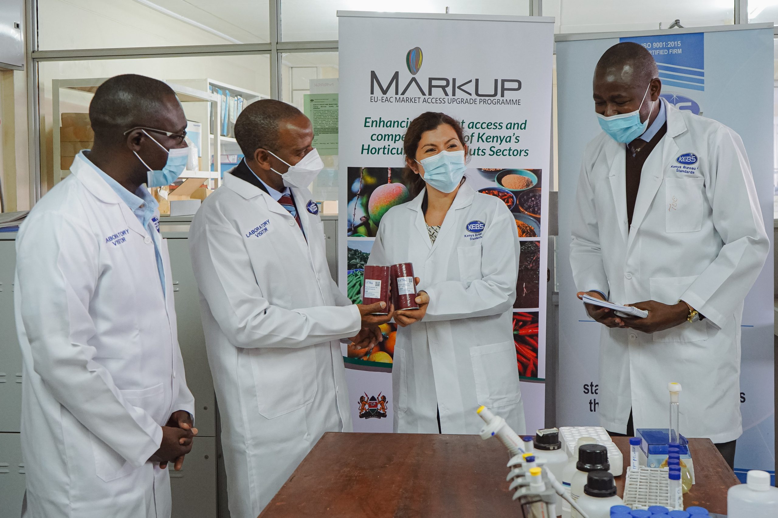 World Standards Day: EU funded MARKUP supports KEBS with Certified Reference Materials