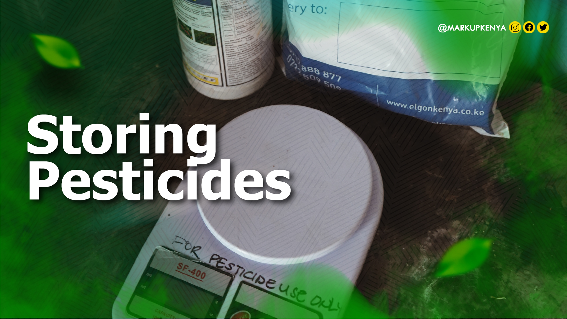 Tips for Safe Storage of Pesticides